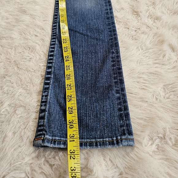 True Religion Women's Blue Slim Straight Jeans Size 28 - Picture 6 of 10